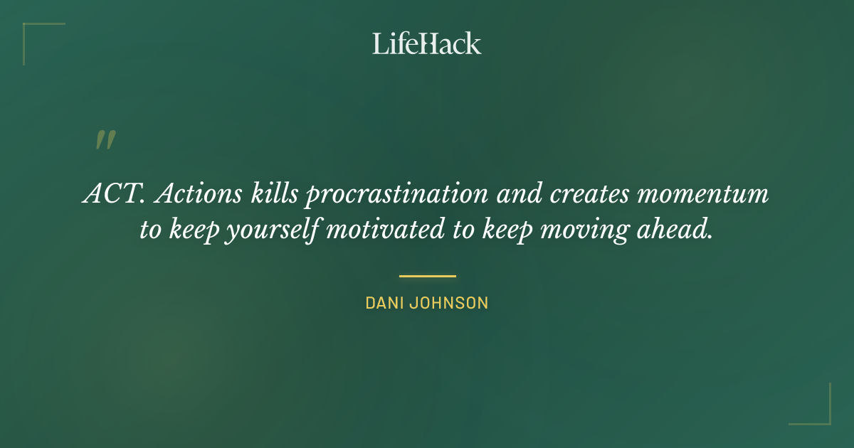 Quote by Dani Johnson