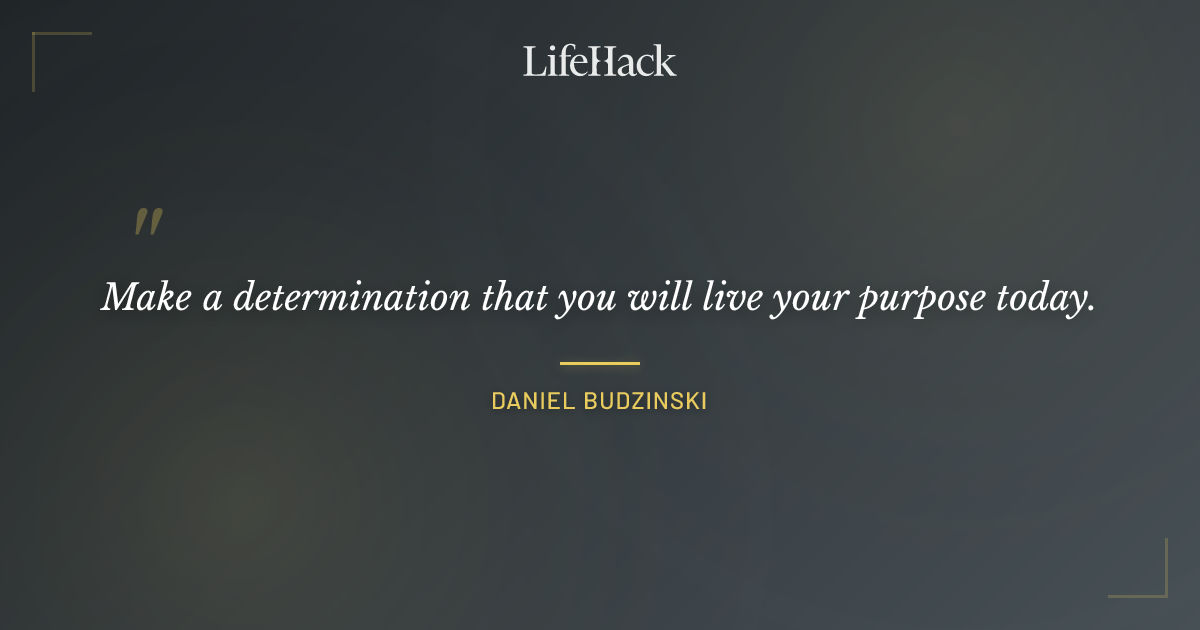 Quote by Daniel Budzinski