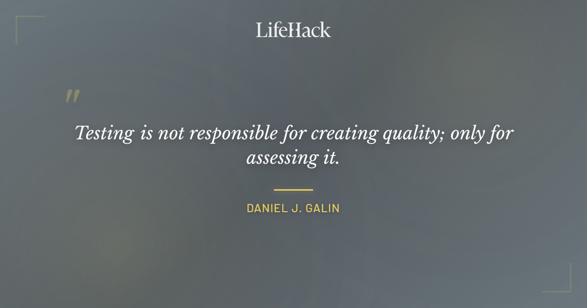 Quote by Daniel J. Galin