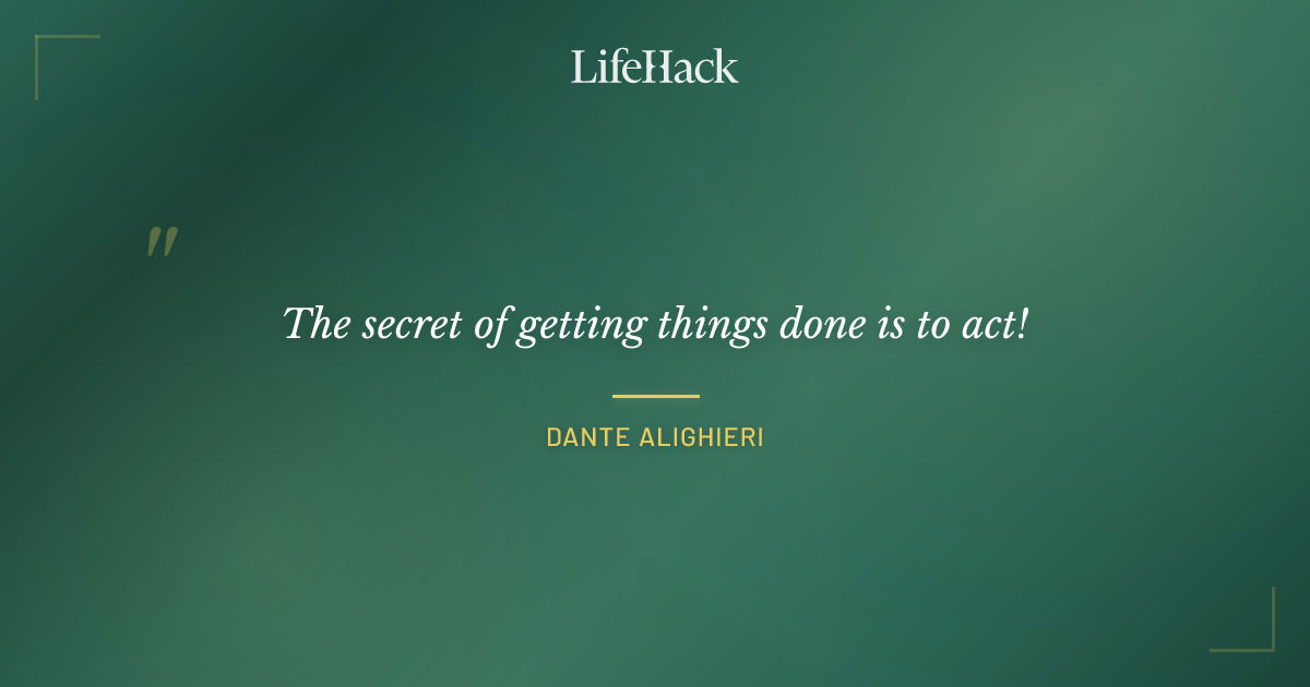 Quote by Dante Alighieri
