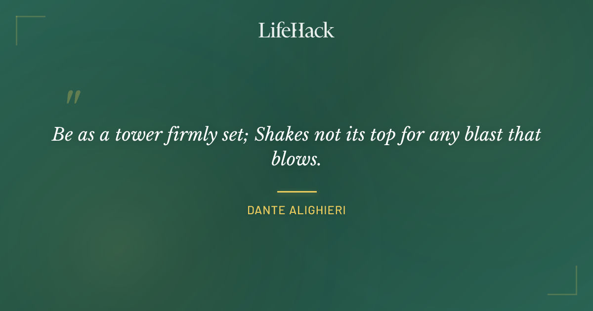 Quote by Dante Alighieri