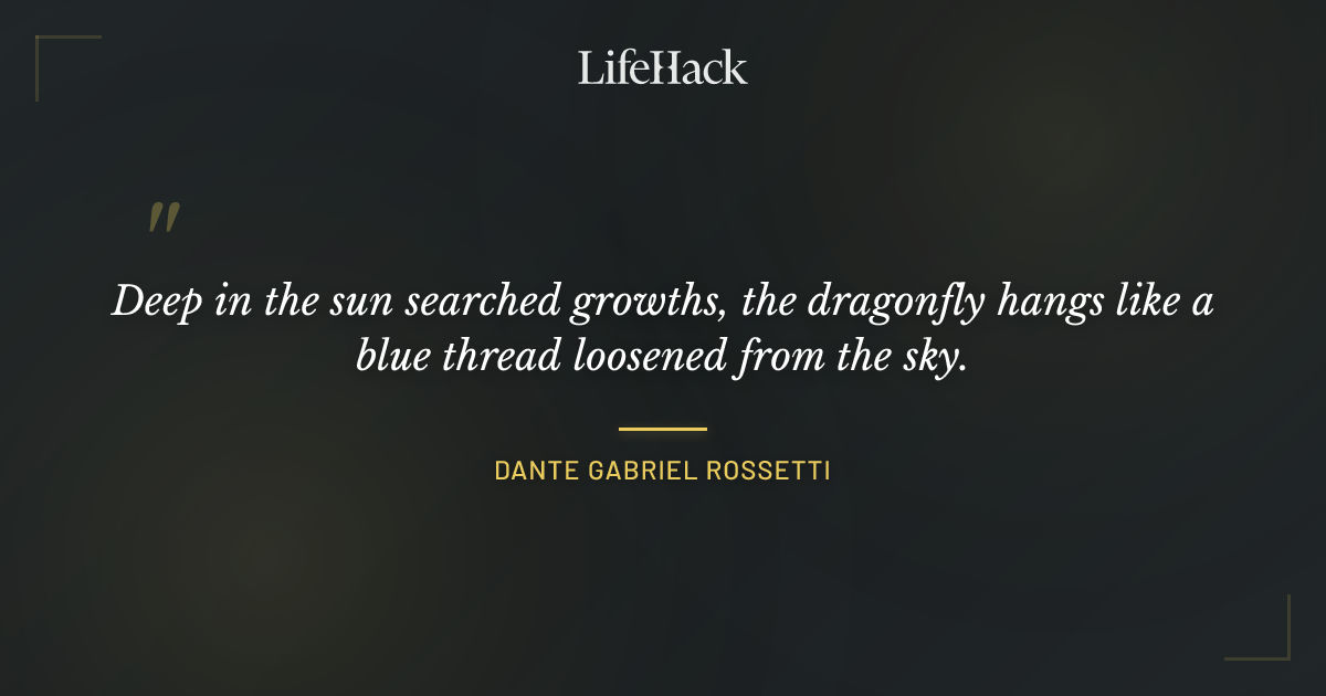 Quote by Dante Gabriel Rossetti