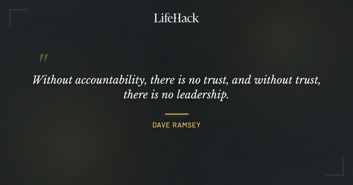 Quote by Dave Ramsey