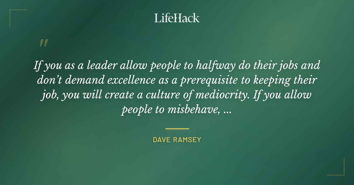 Quote by Dave Ramsey
