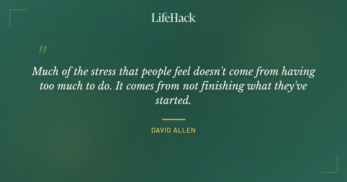 Quote by David Allen