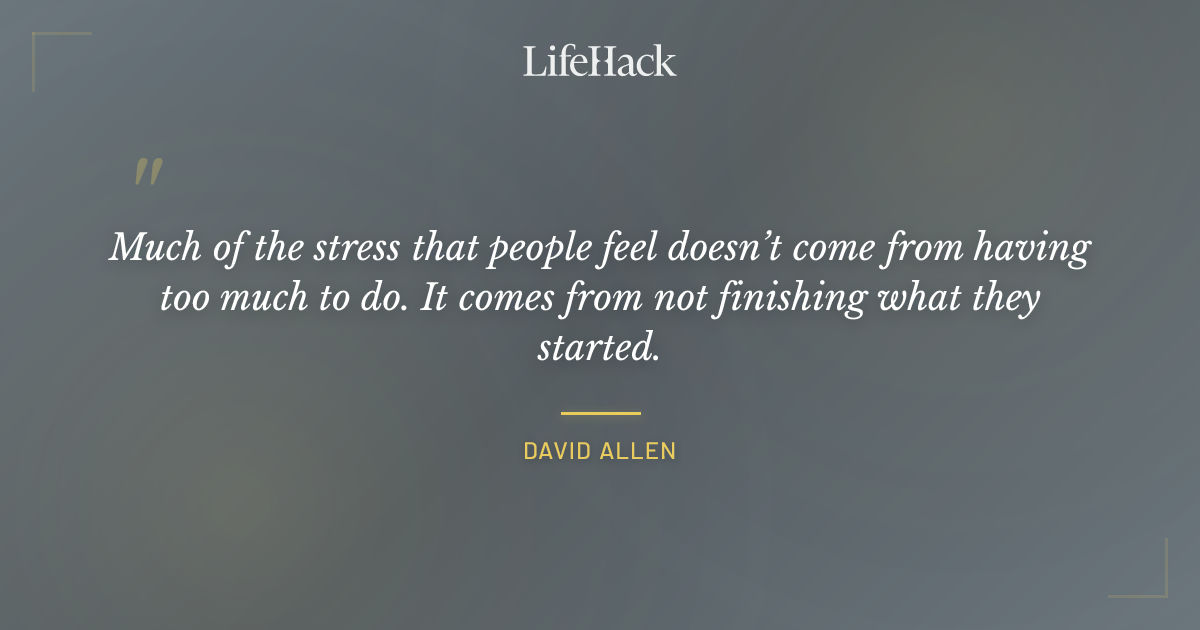 Quote by David Allen