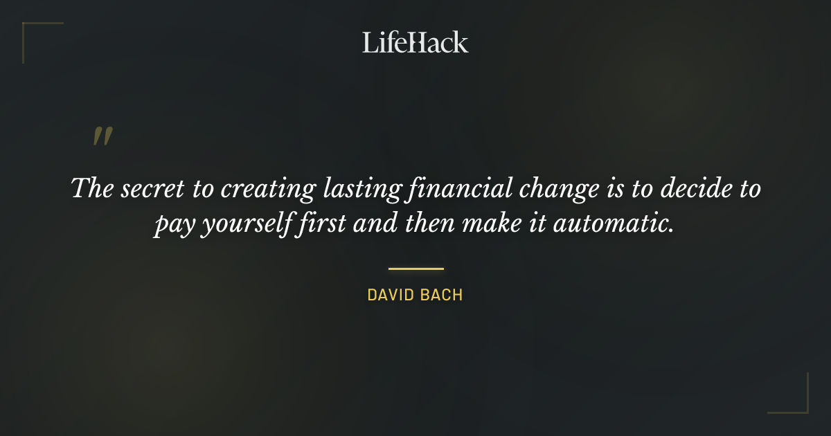 Quote by David Bach