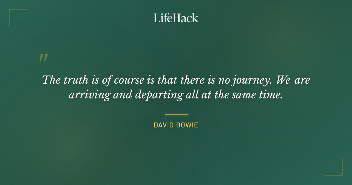 Quote by David Bowie