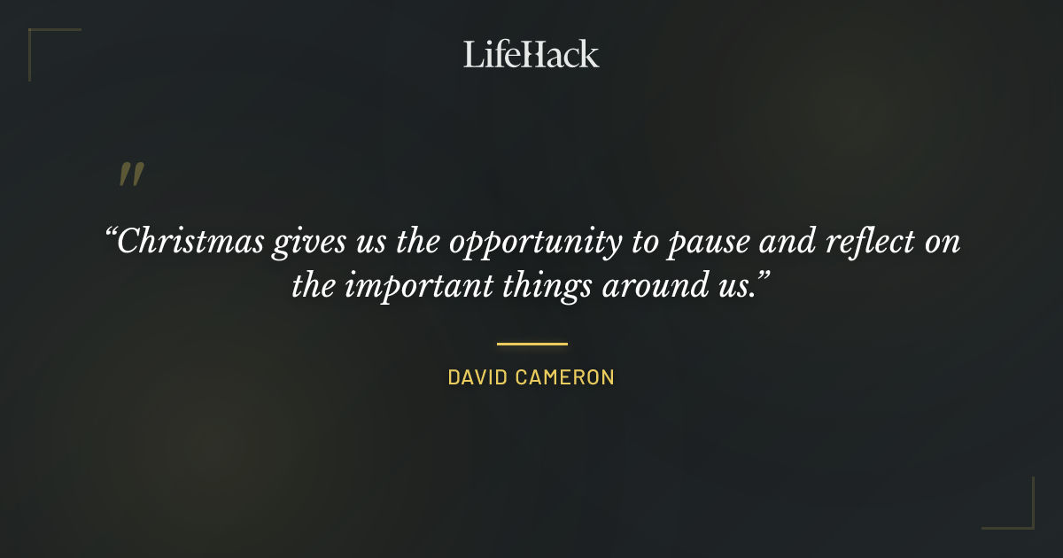 Quote by David Cameron