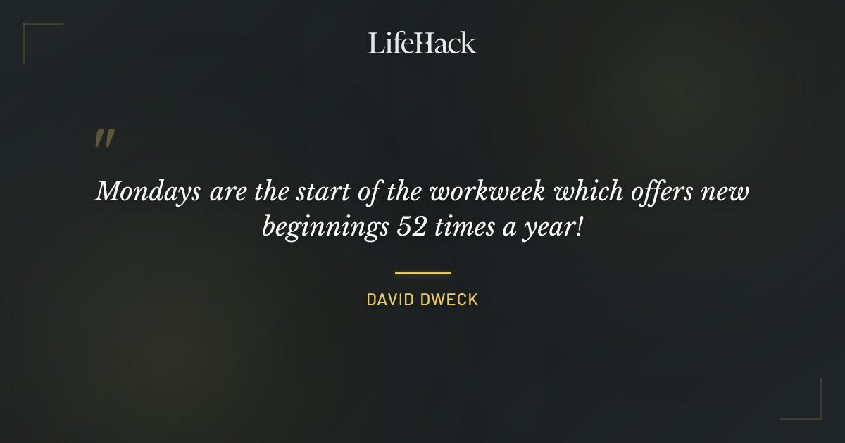 Quote by David Dweck