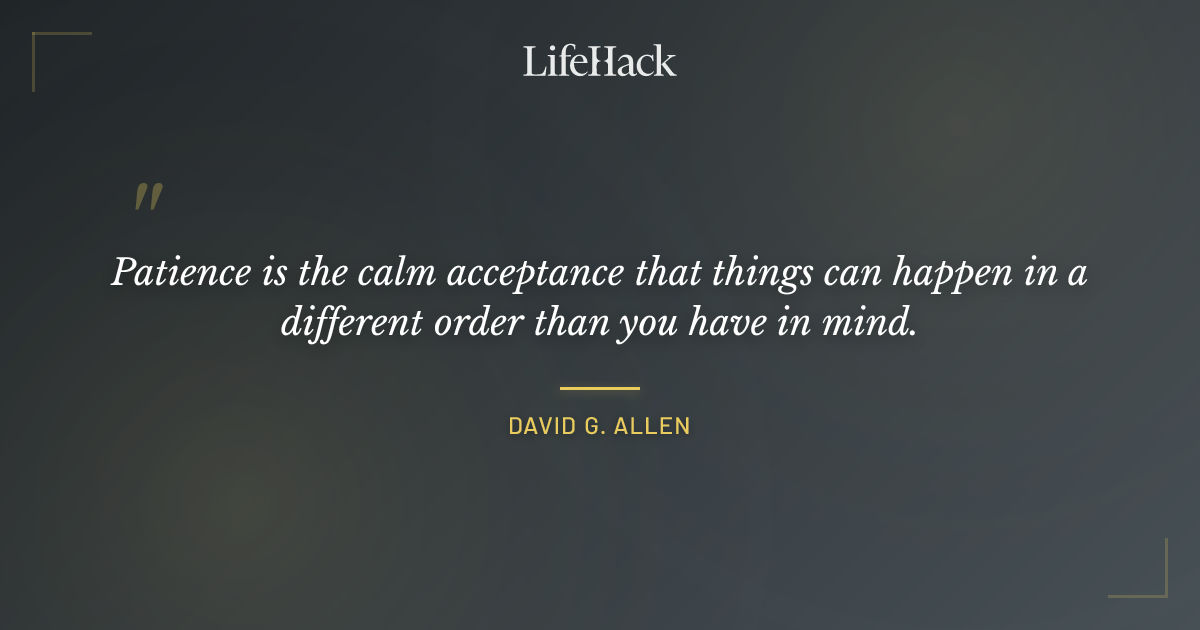 Quote by David G. Allen