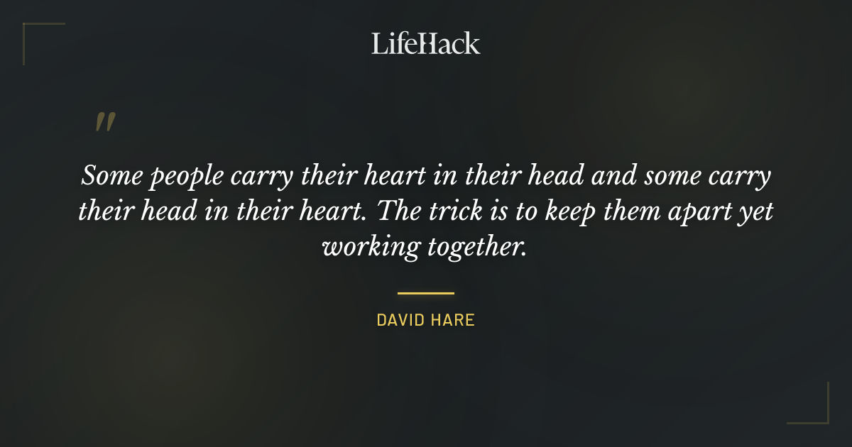 Quote by David Hare