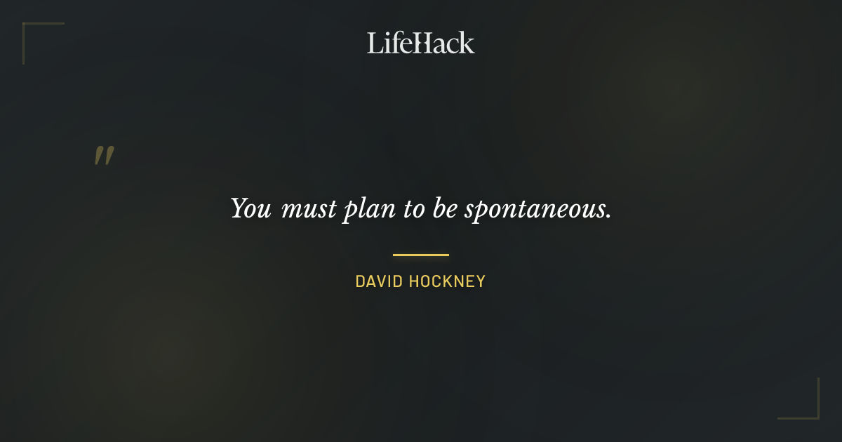 Quote by David Hockney
