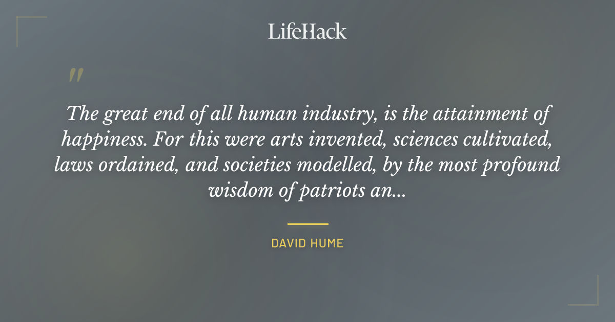 Quote by David Hume