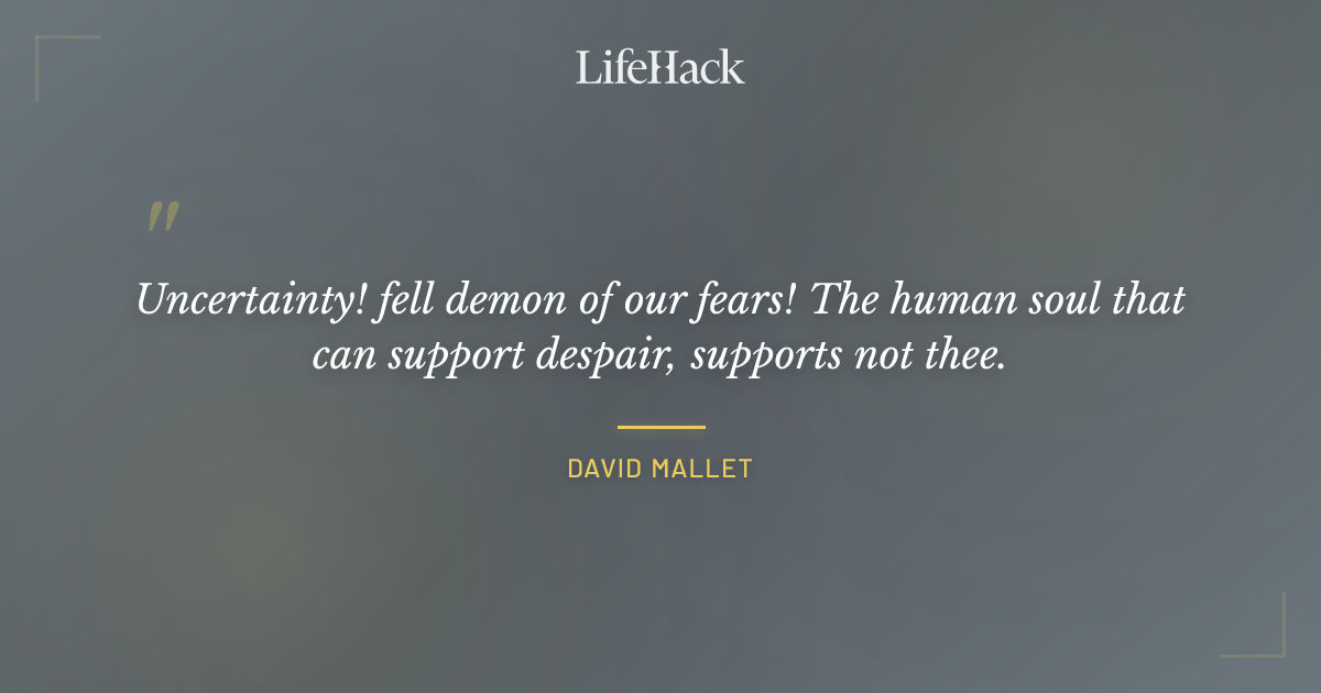 Quote by David Mallet