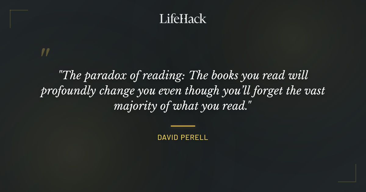 Quote by David Perell