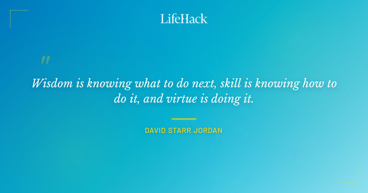 Quote by David Starr Jordan