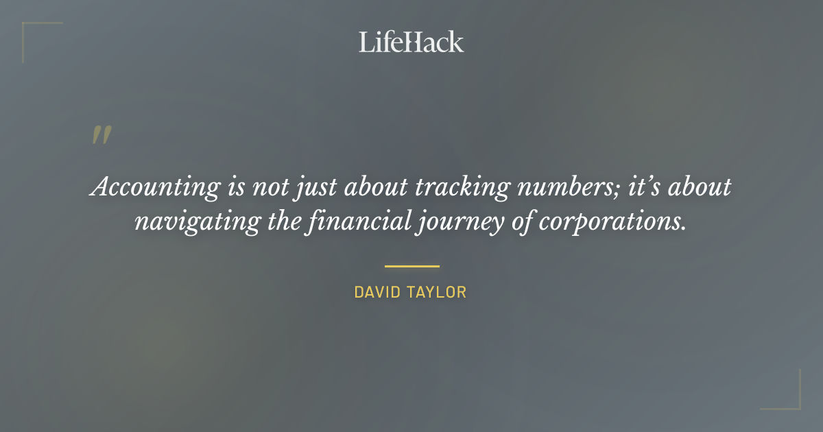 Quote by David Taylor