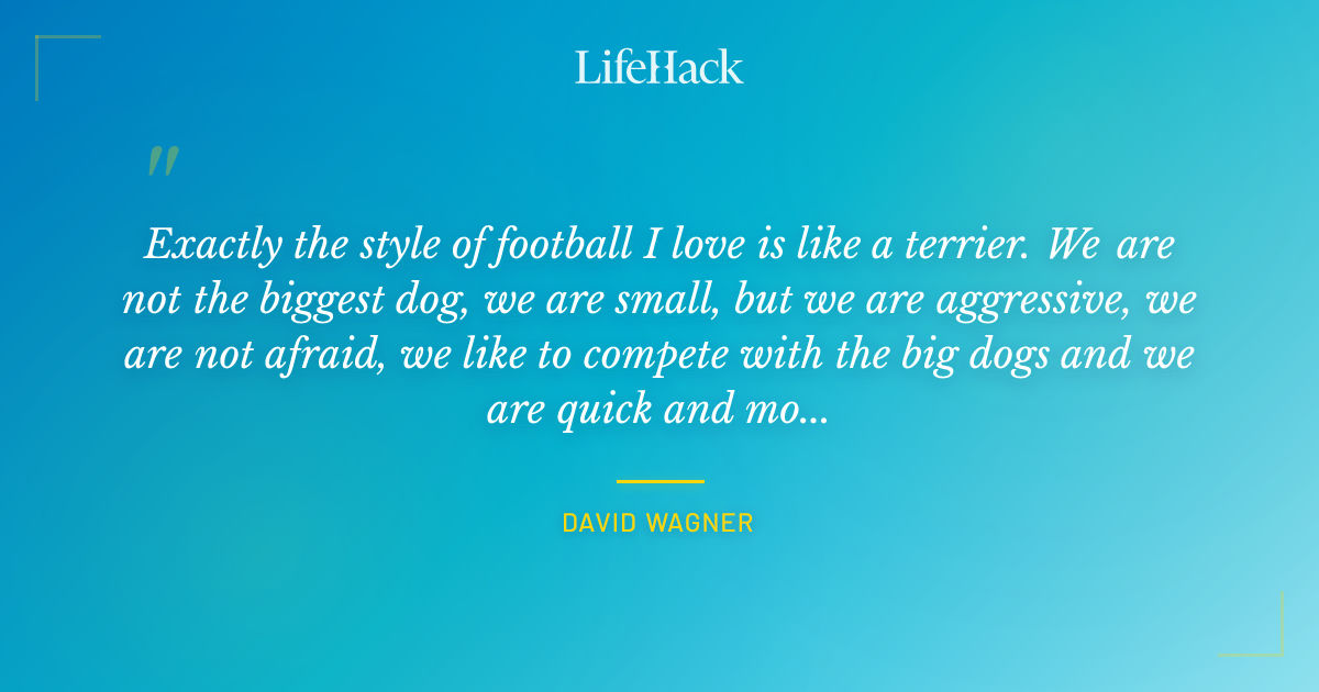 Quote by David Wagner