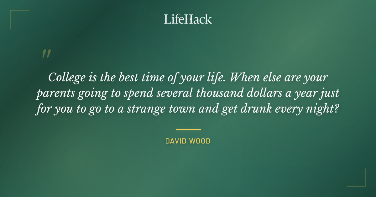 Quote by David Wood