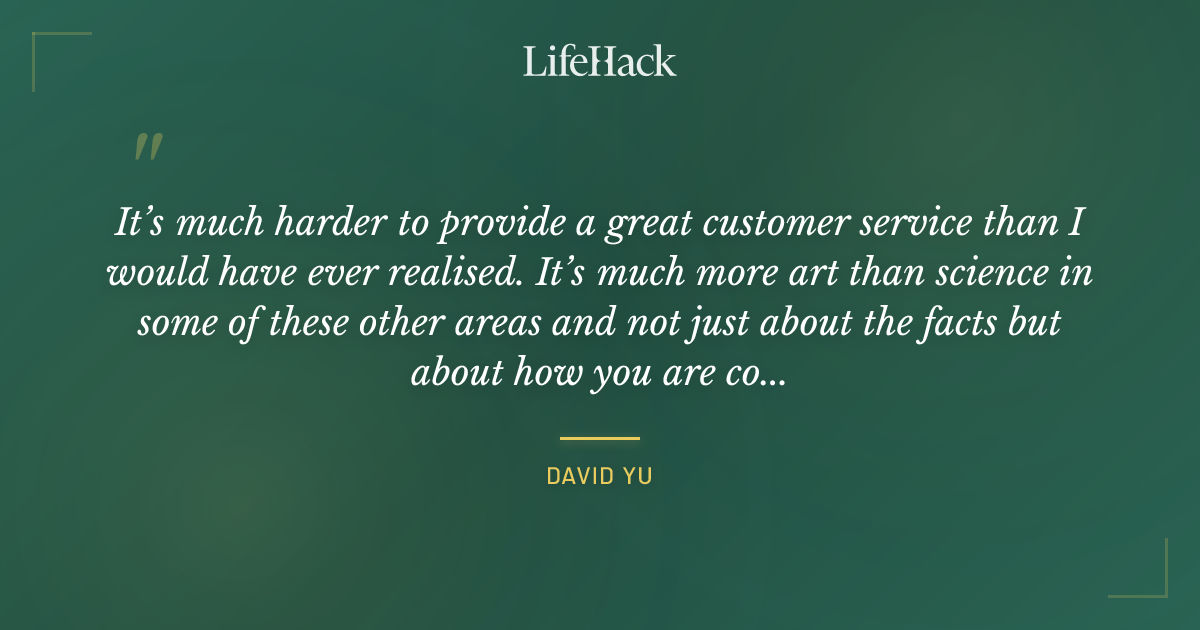 Quote by David Yu