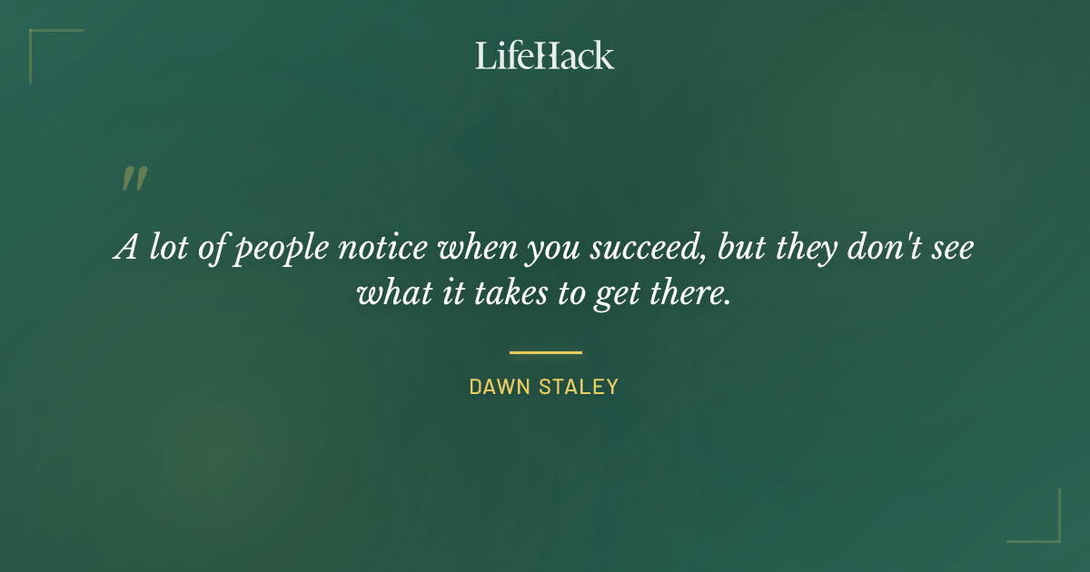 Quote by Dawn Staley