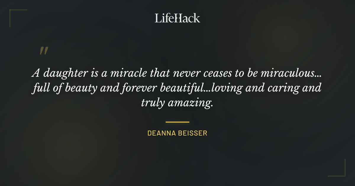 Quote by Deanna Beisser