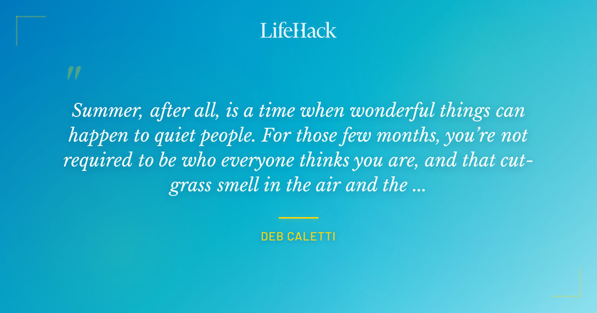 Quote by Deb Caletti