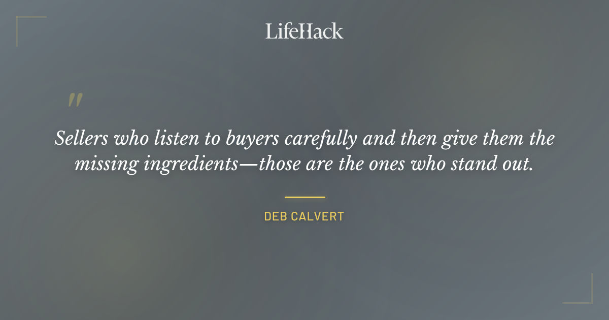 Quote by Deb Calvert