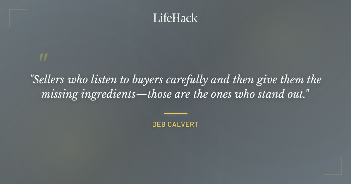 Quote by Deb Calvert