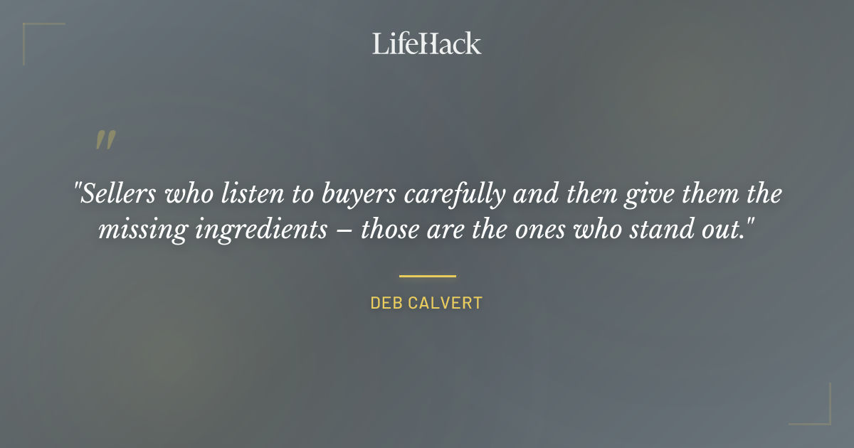 Quote by Deb Calvert