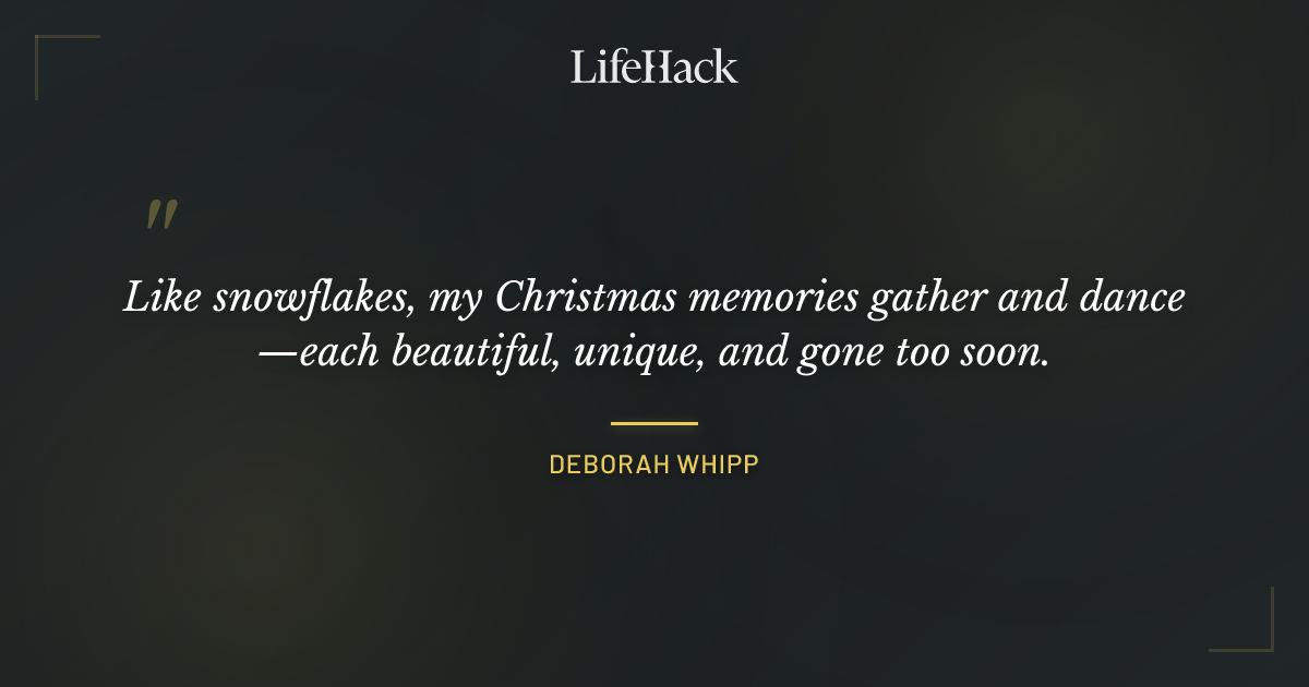 Quote by Deborah Whipp