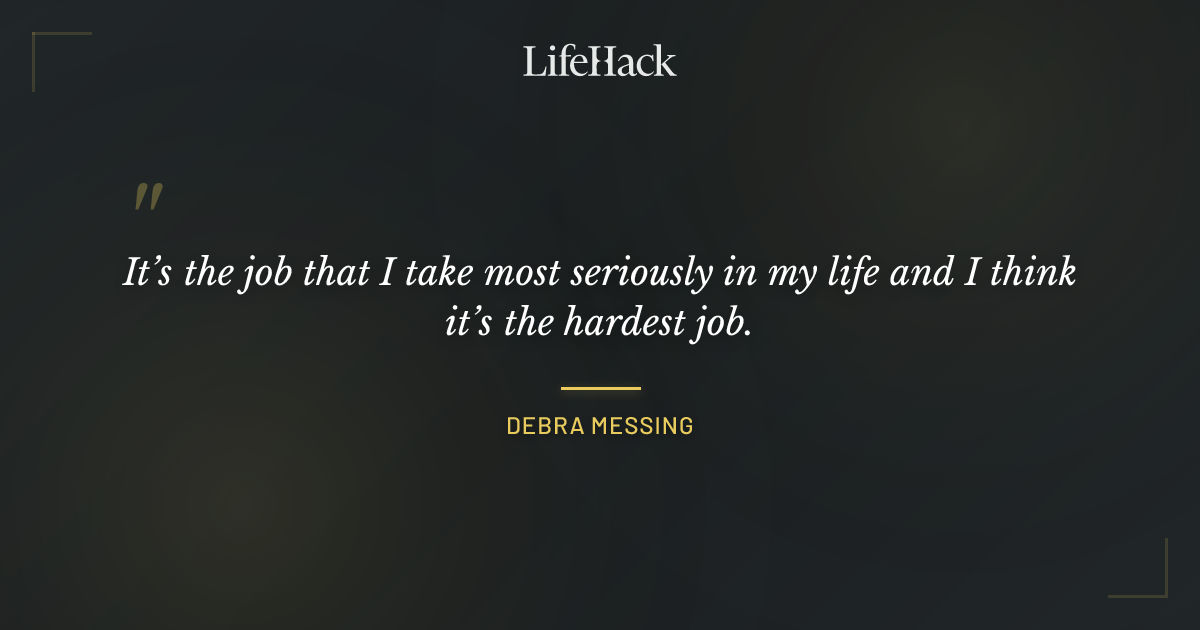 Quote by Debra Messing