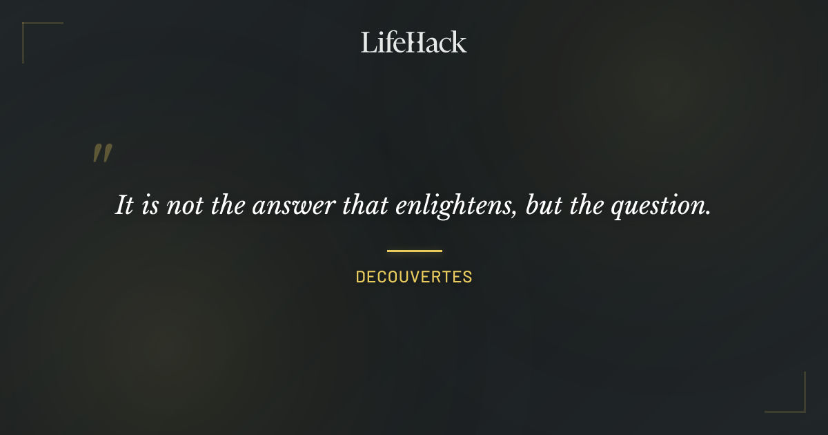 Quote by Decouvertes