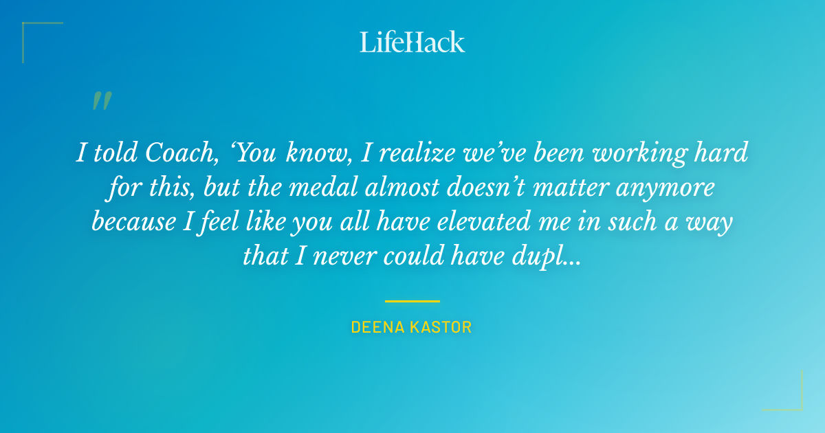 Quote by Deena Kastor