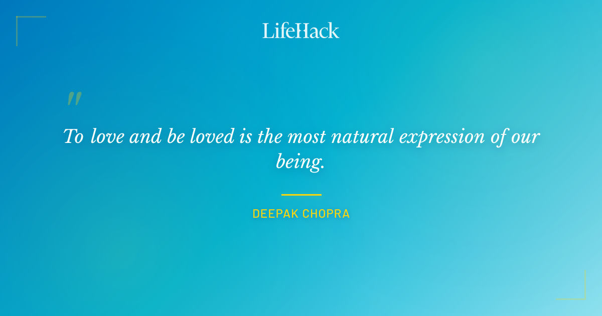 Quote by Deepak Chopra
