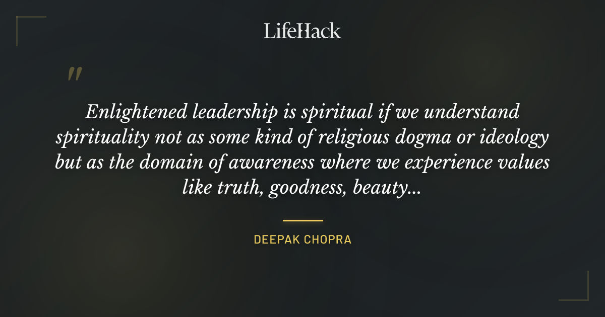 Quote by Deepak Chopra