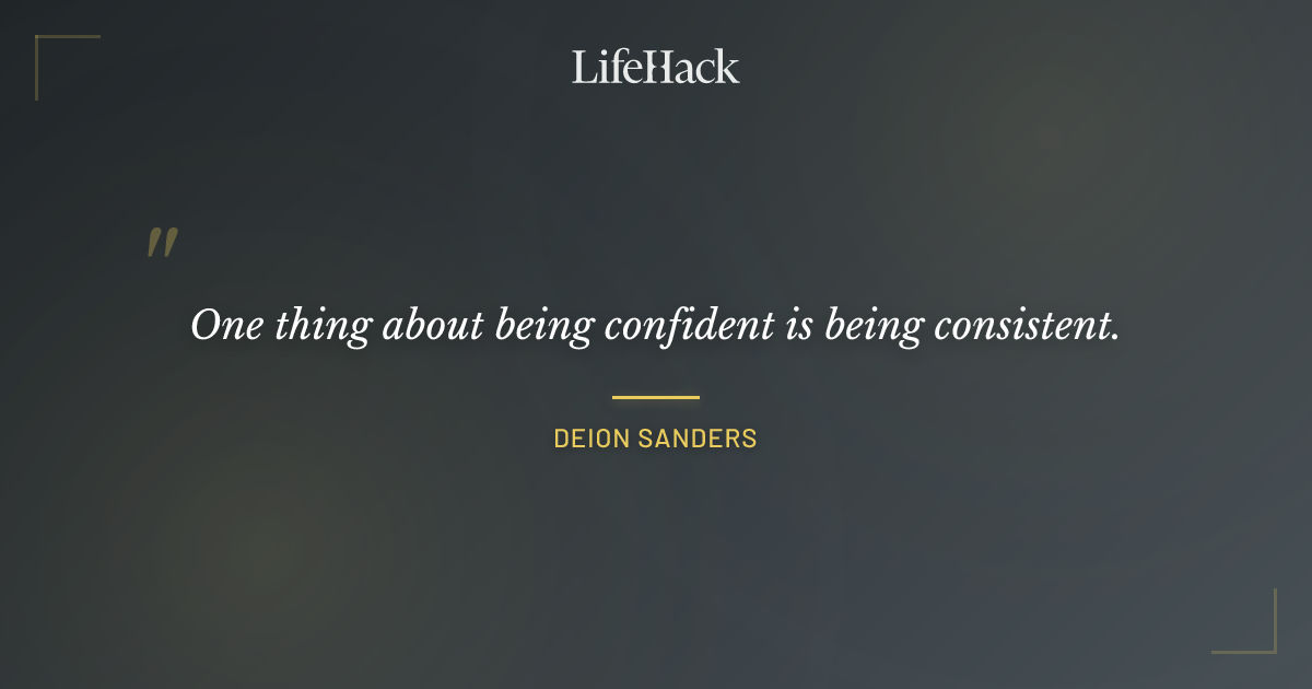Quote by Deion Sanders