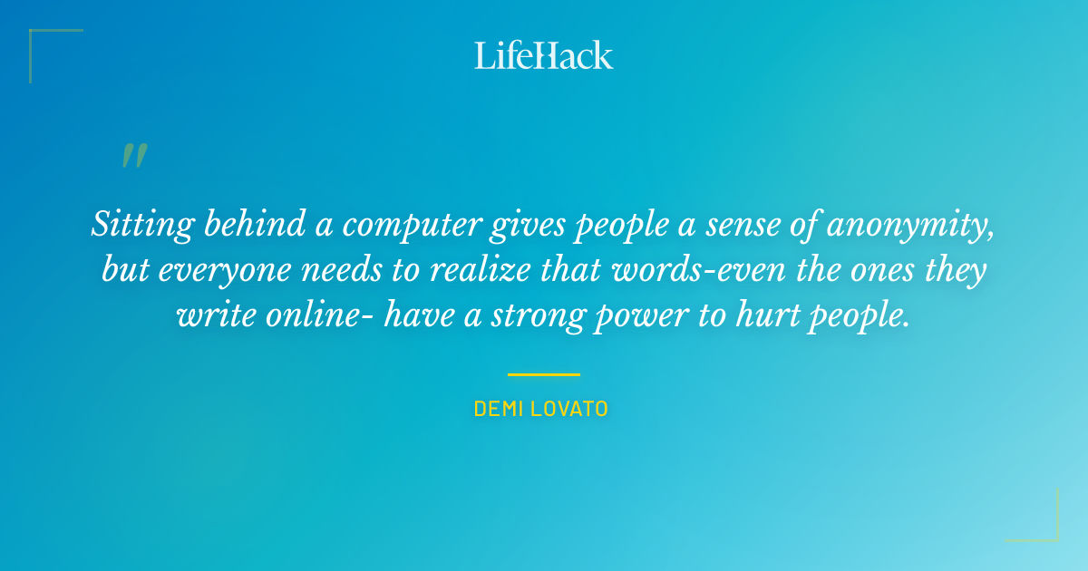 Quote by Demi Lovato