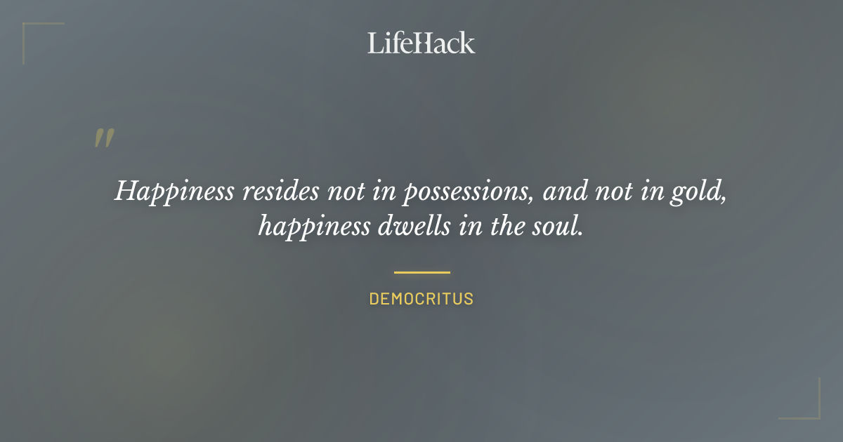 Quote by Democritus