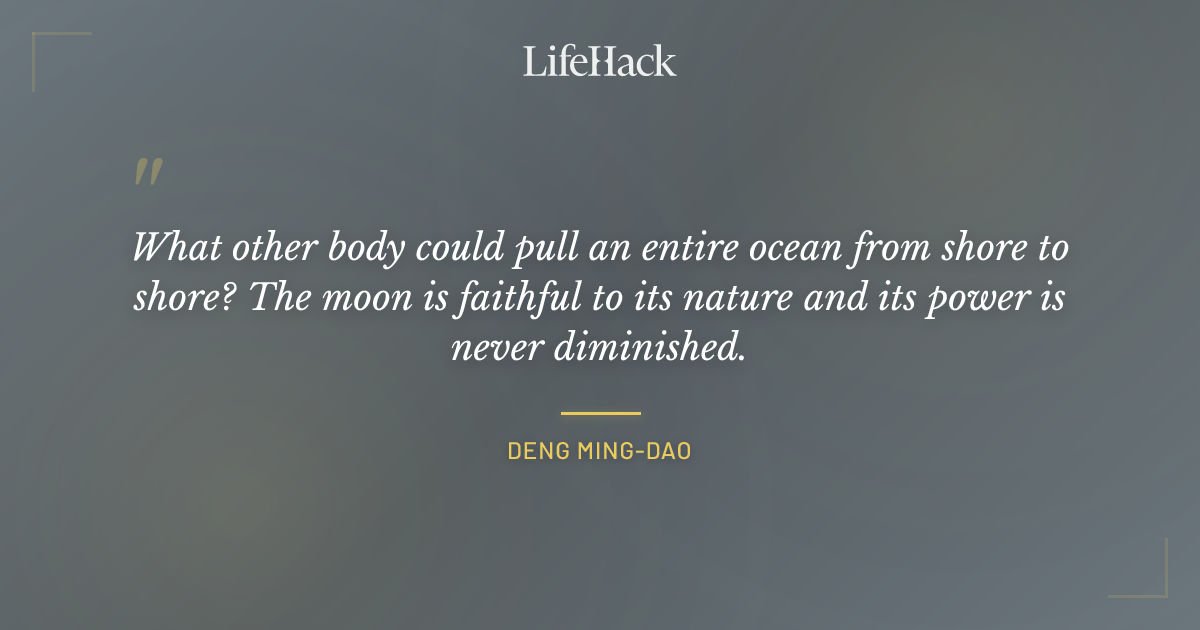 Quote by Deng Ming-Dao