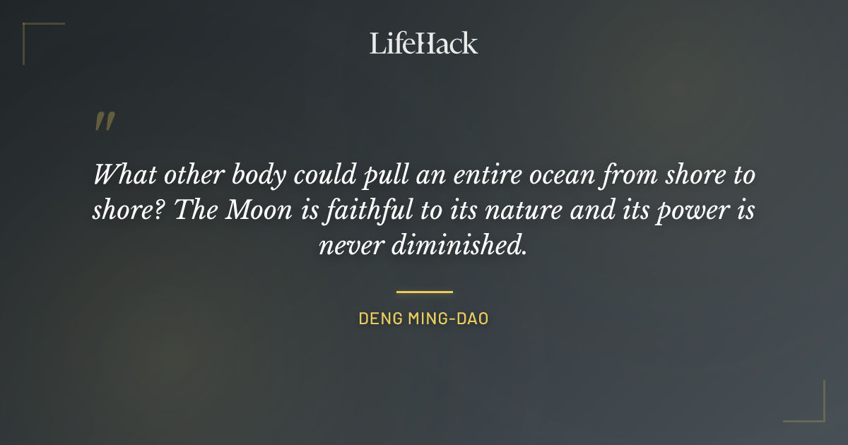 Quote by Deng Ming-Dao