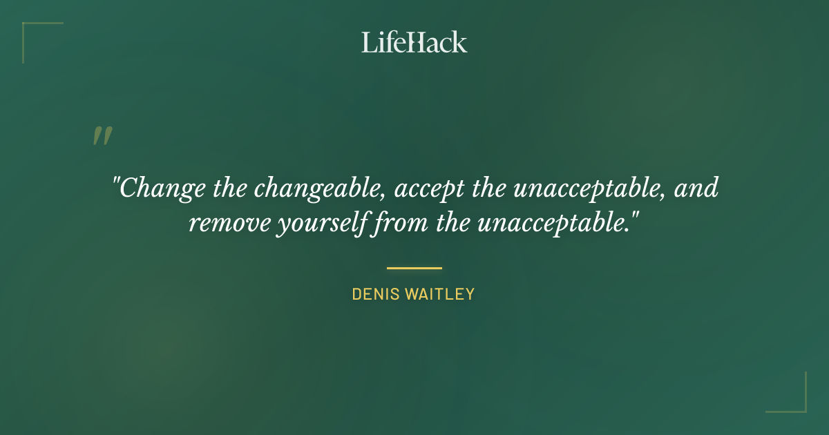 Quote by Denis Waitley