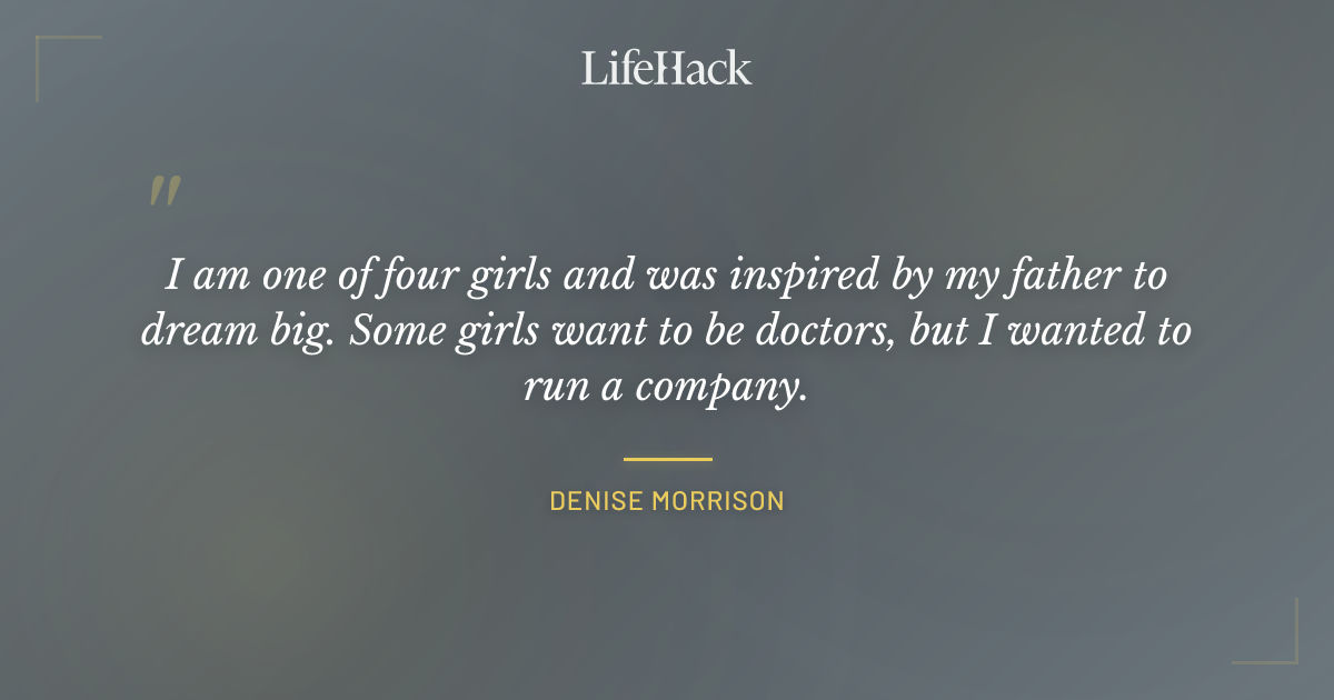 Quote by Denise Morrison