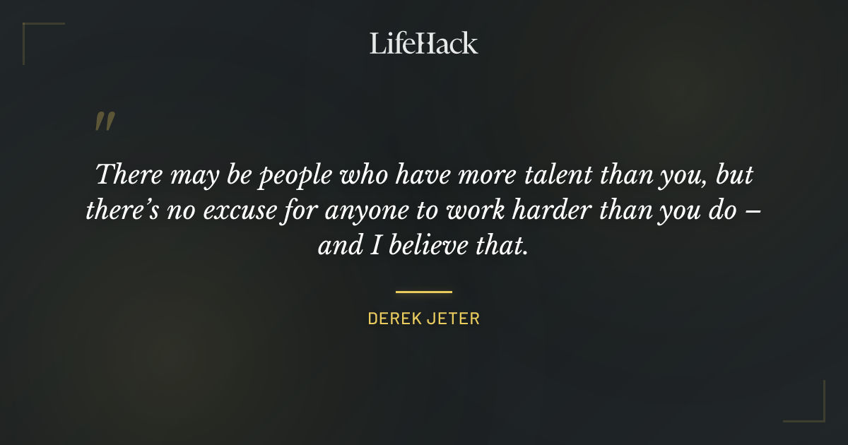 Quote by Derek Jeter