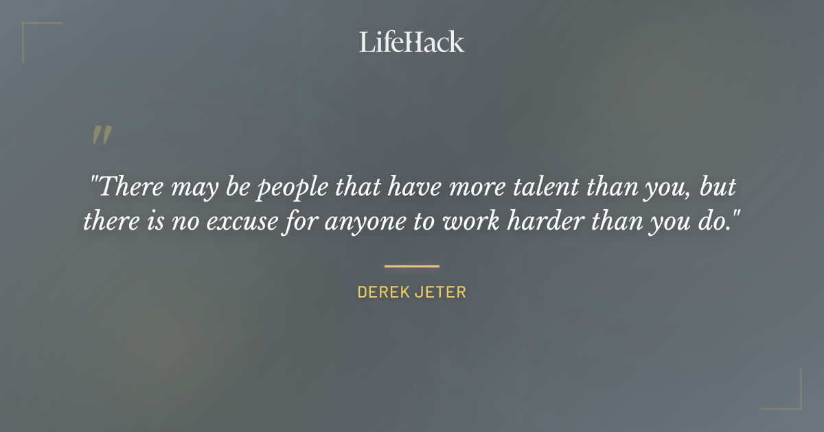 Quote by Derek Jeter