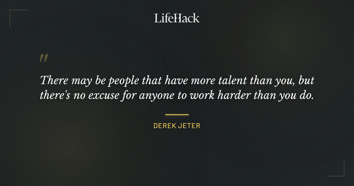 Quote by Derek Jeter
