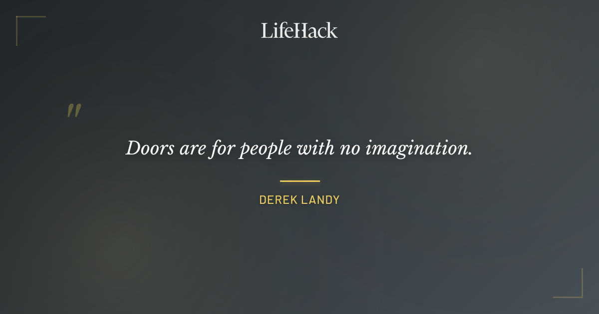 Quote by Derek Landy