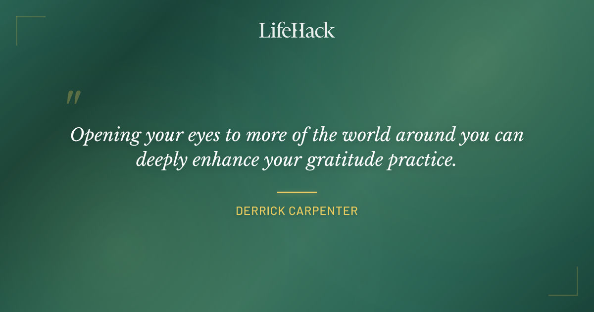 Quote by Derrick Carpenter