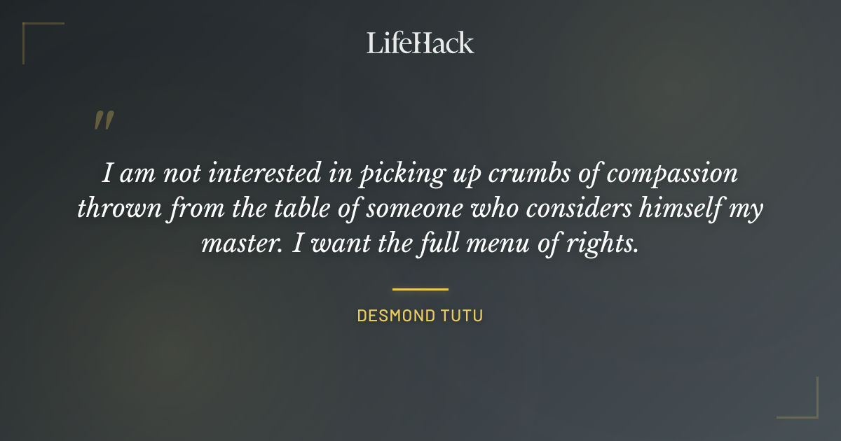 Quote by Desmond Tutu